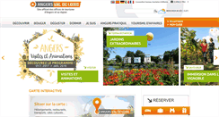 Desktop Screenshot of angersloiretourisme.com